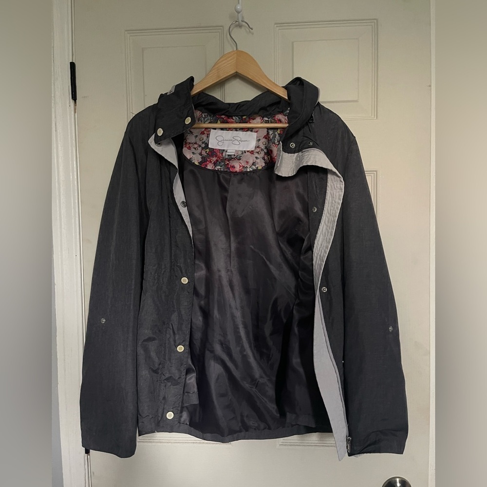 Jessica Simpson Lightweight Cinched Hooded Jacket​
